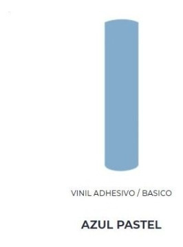Vinil Adhesivo Rotulación Azul Pastel 61cm X 6m