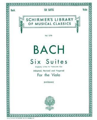 Libro Six Suites For The Viola - Johann Sebastian Bach