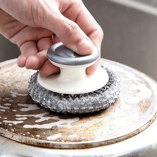 Js De Metal Fregador De Cocina Ergonómico Para Platos Ollas