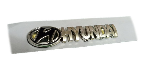 Letras Hyundai Pequeña Mide 8.5cm 