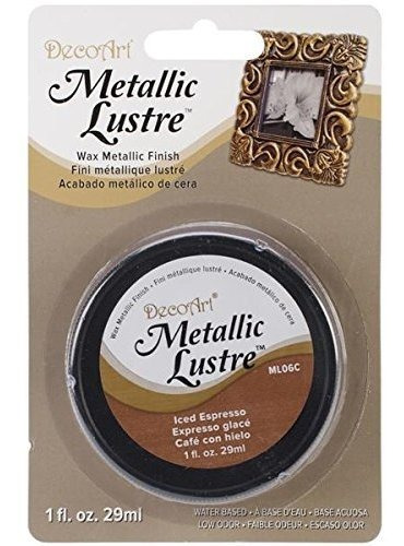 Decoart Ml06c28 Cera De Brillo Metalico 1 Onza De Helado Exp