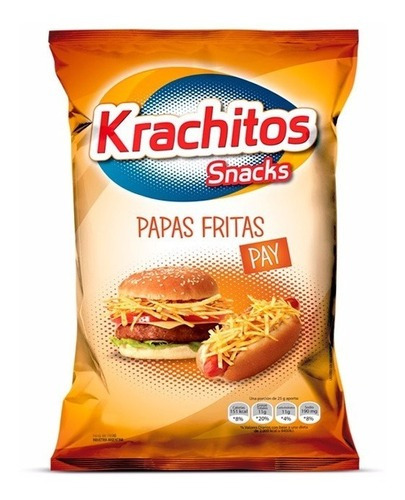 Snack Krachitos Papas Pay X350gr Bulto 14u