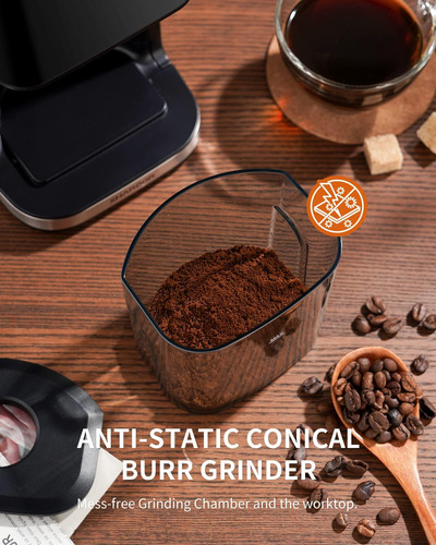 Shardor Moinho De Café Expresso De Rebarba Cónica Elétric...