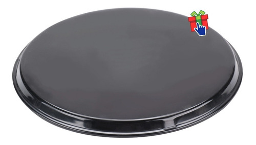 Imagen 5 de 8 de Set X 8 Bandeja Mozo Antideslizante 45 Cm Negro Reforzada