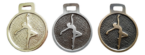 Set X10 Medalla Metal Danza 35mm Souvenir