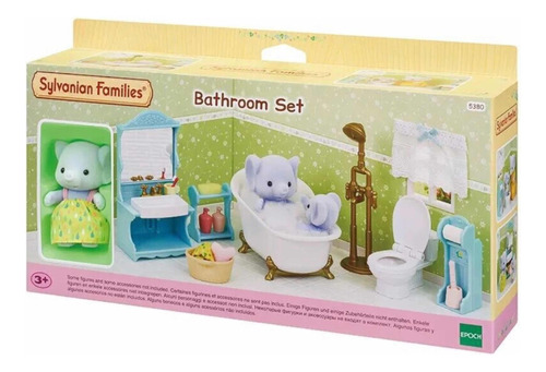 Sylvanian Families Bathroom Set Baño Elefante 5380