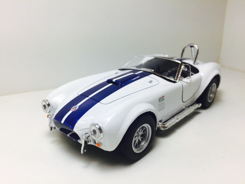 Miniatura 1965 Shelby Cobra 427 S/c Branco 1/32 Kinsmart