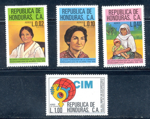  Honduras 50 Aviv Comisión De La Mujer 1978 Mnh