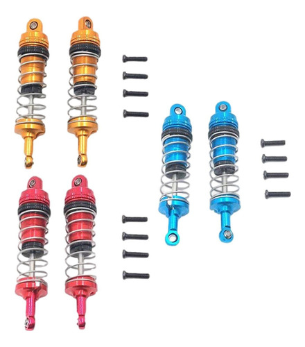 3 Pares De Accesorios De Amortiguador Rc Ajustable Para