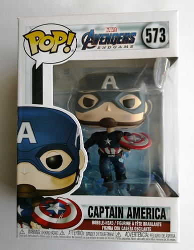 Funko Pop Captain America C/martillo Avengers Endgame No 573 (Usado)