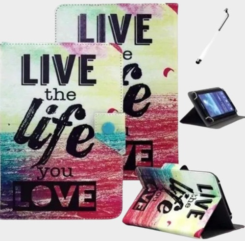 Funda Para Tablet 7 Cubierta Cuero Universal Er Con Soporte