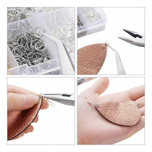 V Kit De Suministros For Hacer Aretes De Bricolaje De 1128