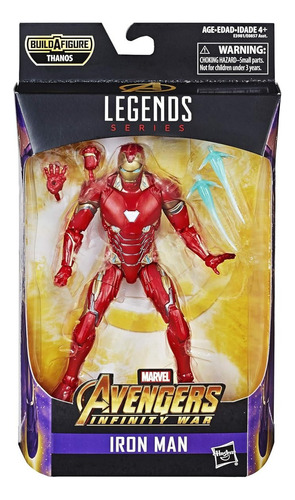 Figura De Acción Marvel Legends Series Iron Man +3