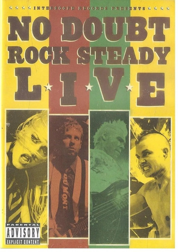 Dvd No Doubt - Rock Steady Live Lacrado