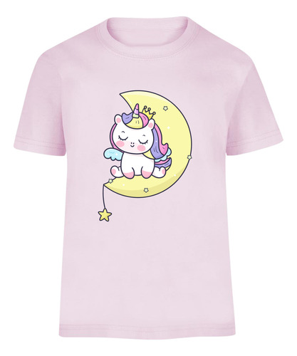 Playera Infantil Unicornio Lunático - Diseño Unicornio Kids