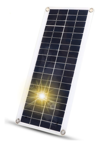 Panel Solar Kit Policristalino Flexible Para Exterior 20 W