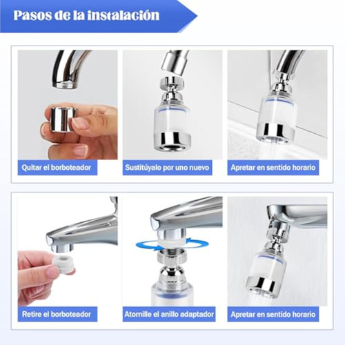 2pcs Filtro De Agua Para Llave Filtración De Llave De Cocina