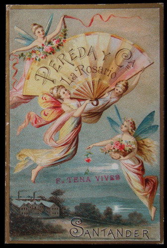 Publicidad. España. Santander. 1895. Casa La Rosario. 23081