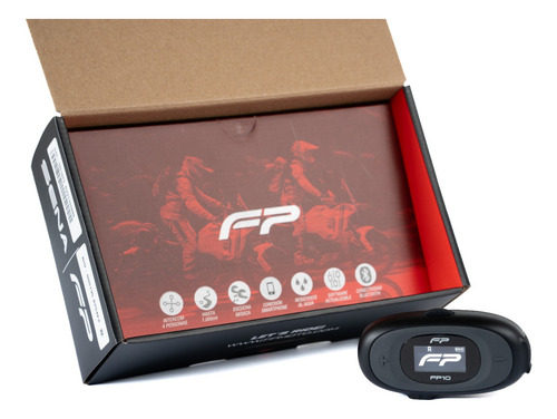 Intercomunicador Sena Fp10 Negro 1 Unidad Bluetooth