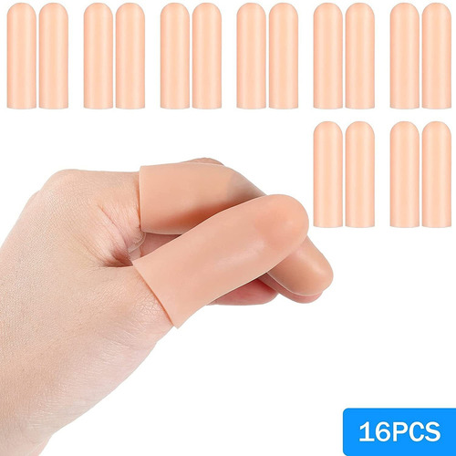 Protectores De Dedos De Silicona, 16 Piezas