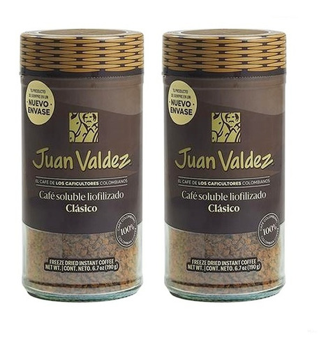 Cafe Juan Valdez Soluble Liofilizado - g a $402