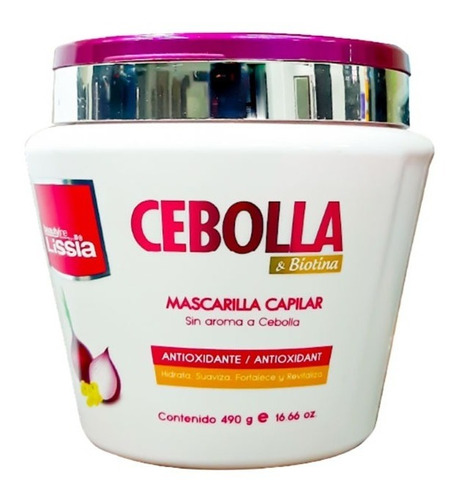 Mascarilla Capilar Hidratante Cebolla Lissia Beautyline 490g