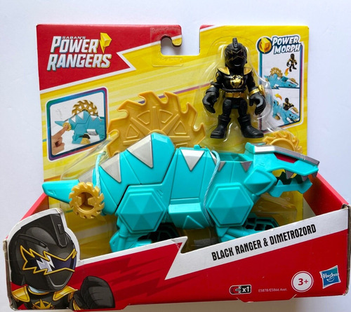 Power Rangers Heroes Black Ranger Y Dimetrozord