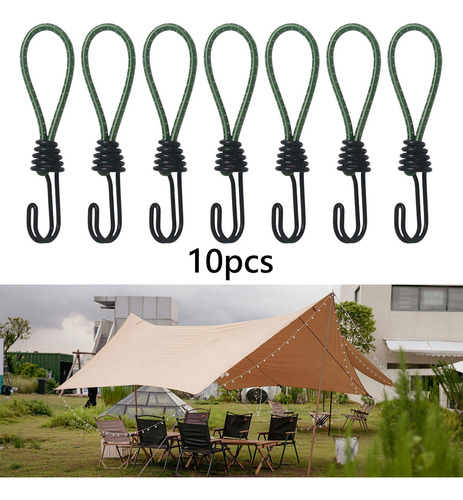 10x Correas De Con Ganchos, Mini Correas De, Ganchos Verde