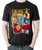Comprar Polo One Piece Anime Polo Anime One Piece Luffy Ace Sabo