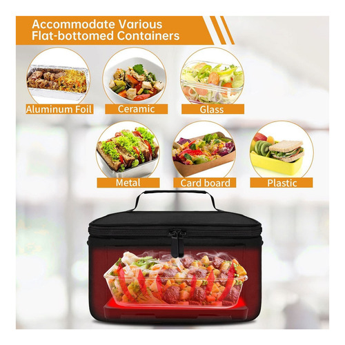 Fiambrera Portátil Mini Microondas Calentador De