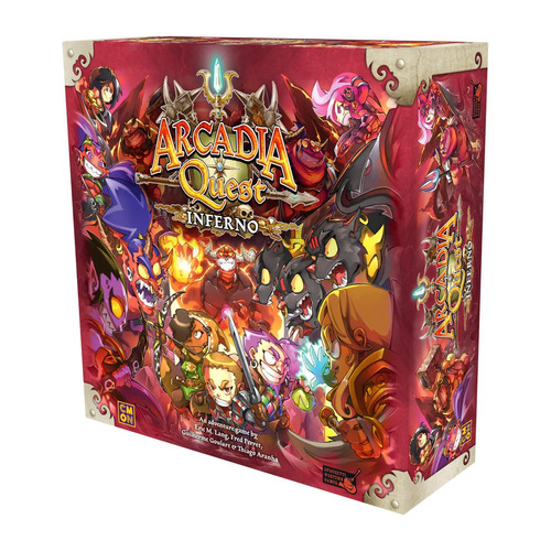 Juego De Mesa Arcadia Quest Inferno Cool Mini Or Not