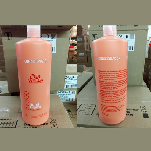 Kit Wella Nutri Enrich Shampoo E Condicionador 1 Litro