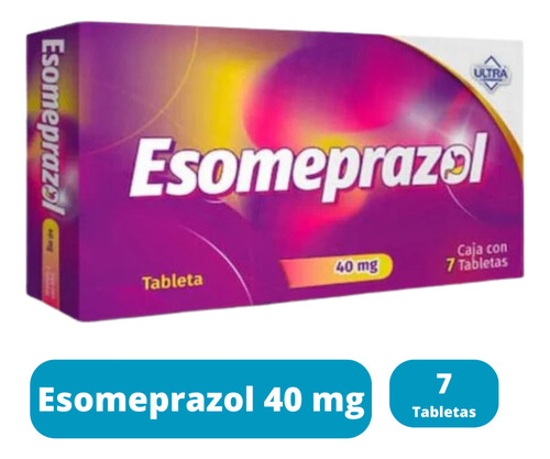 Esomeprazol 40 Mg Caja Con 7 Tabletas Ultra Laboratorios