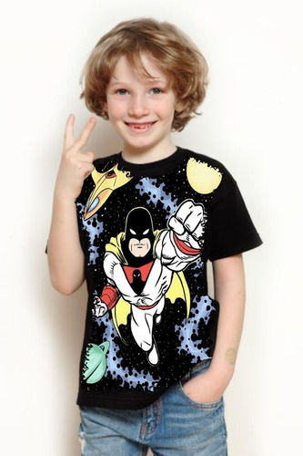 Camiseta Criança 5%off Super Herói Space Ghost