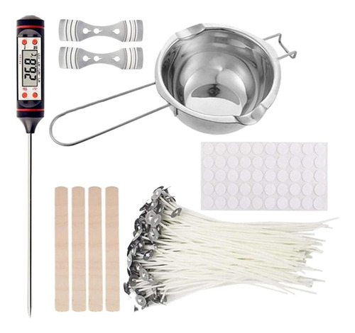 Kit Completo Para Fazer Velas Artesanais Em Com Termômetro