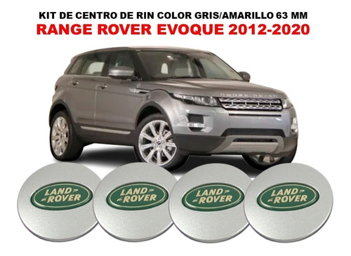 Kit De 4 Centros De Rin Range Rover Evoque 12-20 63 Mm