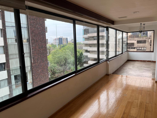 Departamento En Venta, Av. Porfirio Diaz, Vista Parcial A Parque Hundido