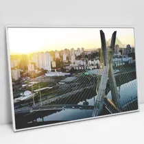 Comprar Quadro Em Tela Canvas Arquitetura Cidades - 120x80cm Branco