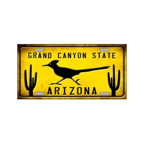 Placa De Matrícula De Metal  Arizona Grand Canyon Stat...