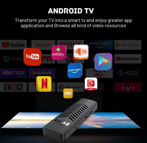 Android Tv Stick 8k Streaming Box Tvr3 Con Magistv