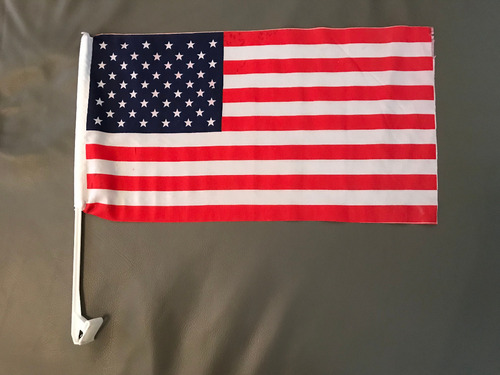 Bandera Con Asta Para Carros Usa