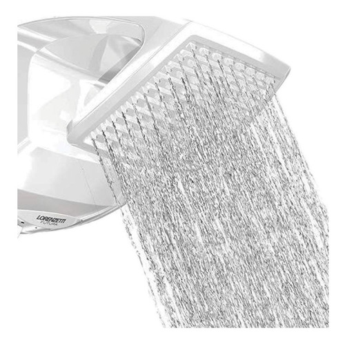 Imagem 2 de 2 de Chuveiro elétrico de parede Lorenzetti Futura Multitemperaturas branco 6800W 220V