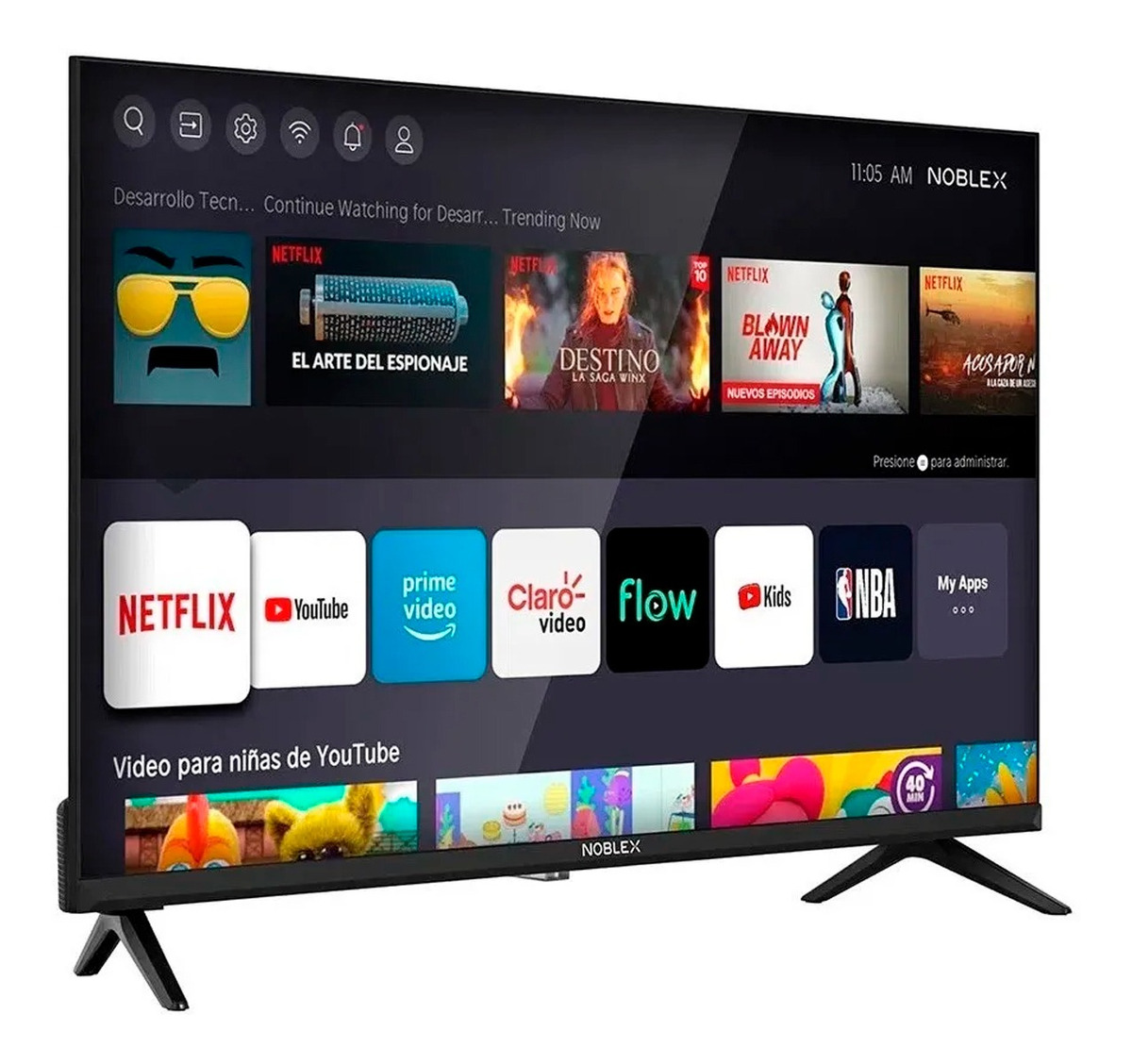 Smart Tv Noblex 55 4k Dk55x6500 Lh Uhd Netflix Youtube Tecno21 Online