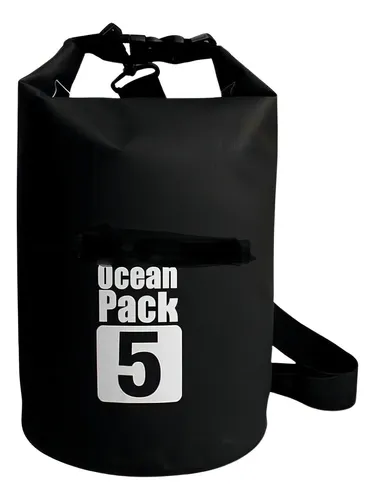 Bolsa Saco Estanque 5 Litros Impermeável Bag Pesca Camping Cor Pr...