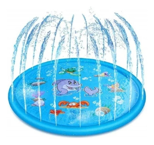 Piscina De Suelo Alfombra De Juego Splash Pad Aspersor 150cm