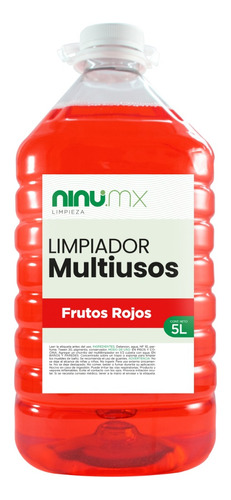Limpiador Multiusos Liquido Multilimpiador Ninu 5 Litros
