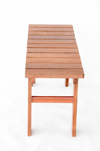 Banco De Madeira Churrasqueira Rustico Ripado 100cm