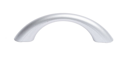 Imagem 5 de 6 de Kit 10 Puxador Móveis Porta Gaveta Armario 64mm Cinza