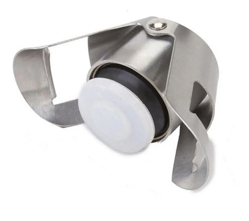 Imagen 5 de 5 de Tapón Para Espumante Champaña De Acero Inoxidable
