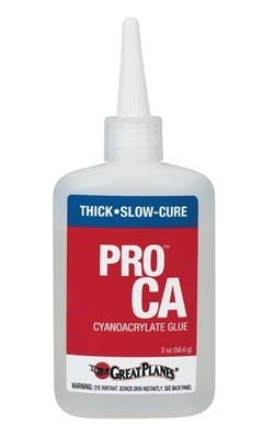 Pegamento Cianocrilato Grueso 2 Oz. Marca Great Planes